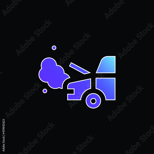 Bonnet blue gradient vector icon