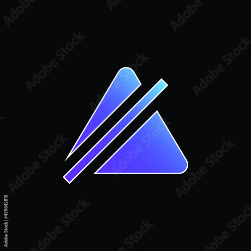 Free Download Bleach blue gradient vector icon - GFXLoad