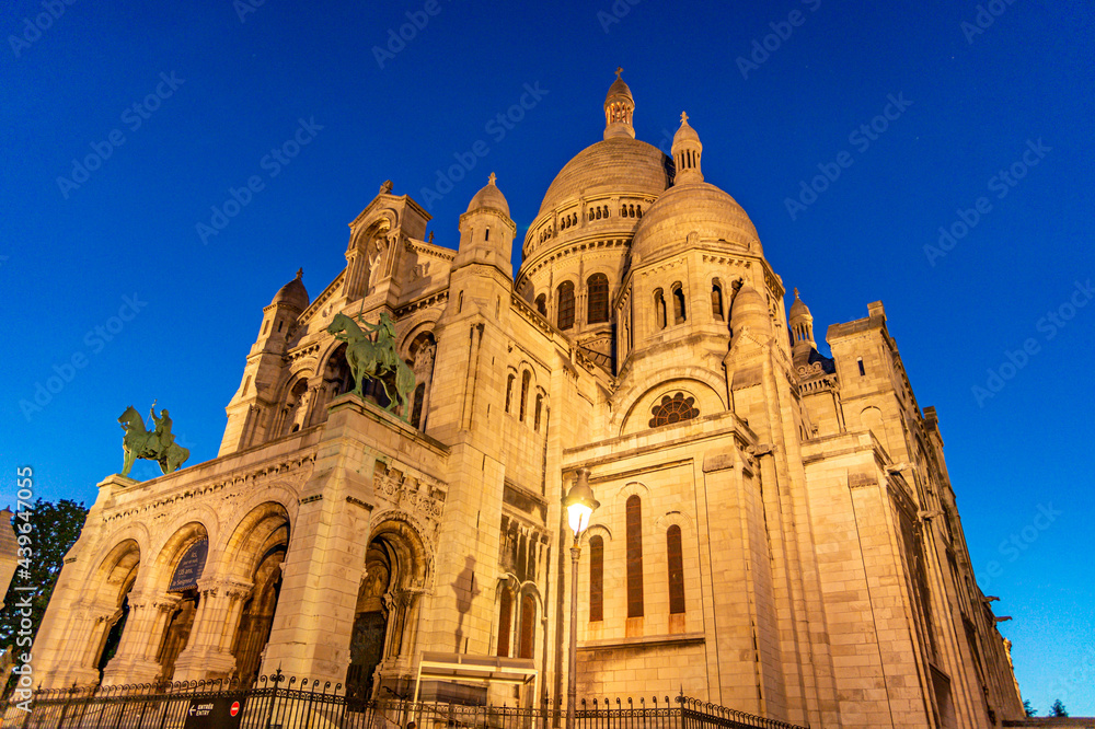 Montmartre in Paris. Cultural place, and the highest place in Paris