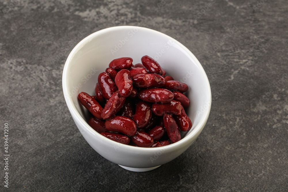 Canned red Kidney in the bowl Canned red Kidney in the bowl