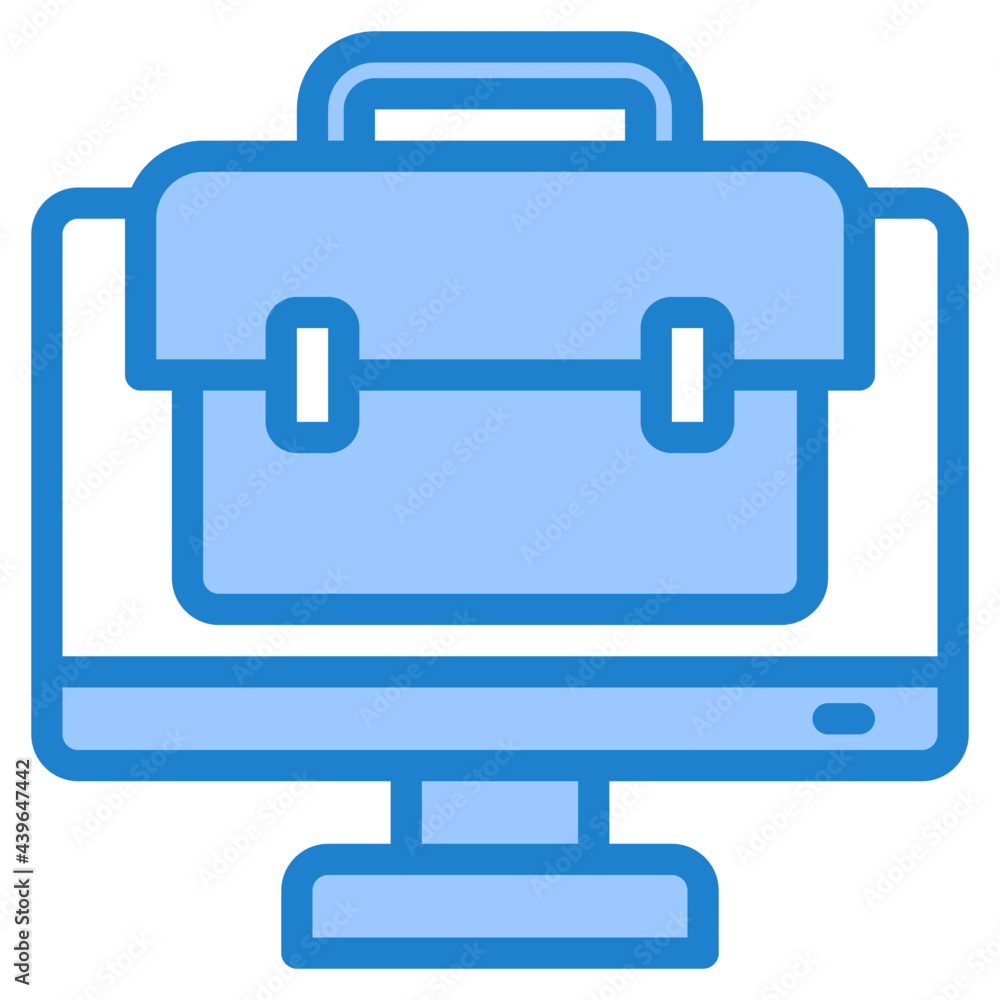 office blue style icon office blue style icon