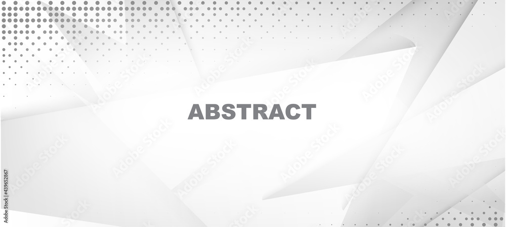 Fototapeta premium Halftone Dynamic Gray Vector Background. Modern Faded Banner.