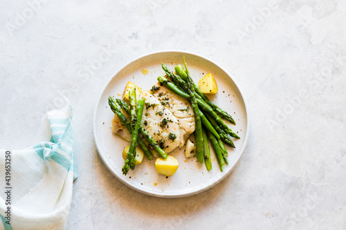 Seafood with vegetables photo