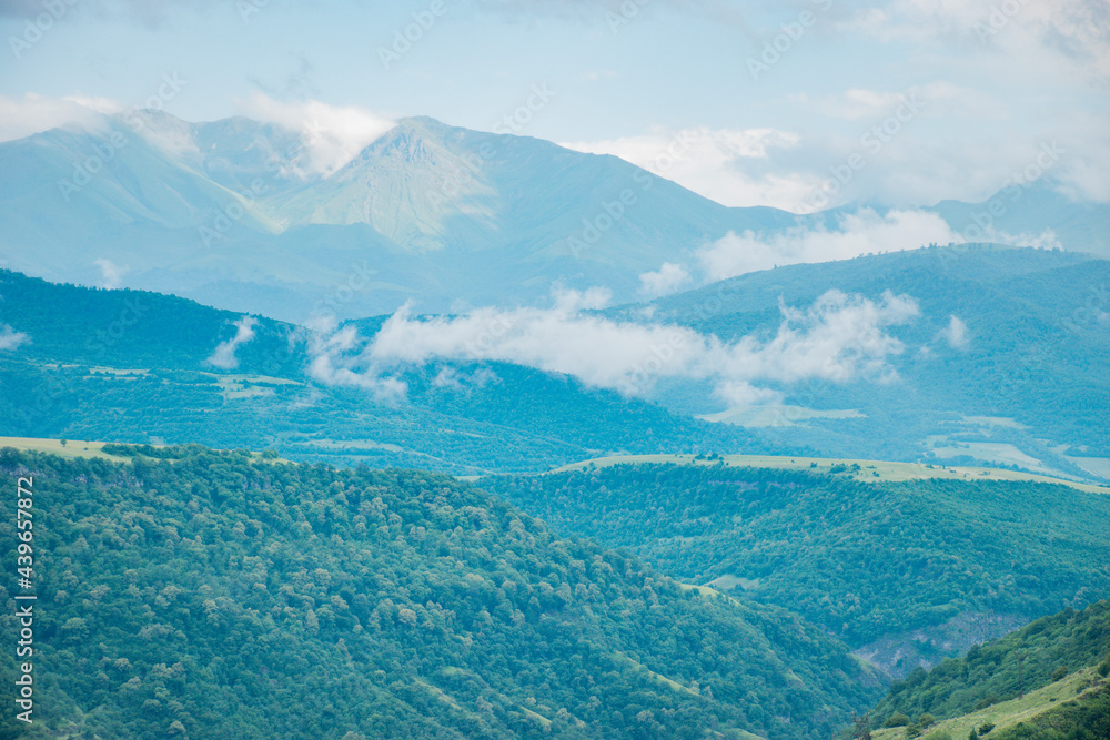 landscape with lake and blue sky landscape with lake and blue sky
