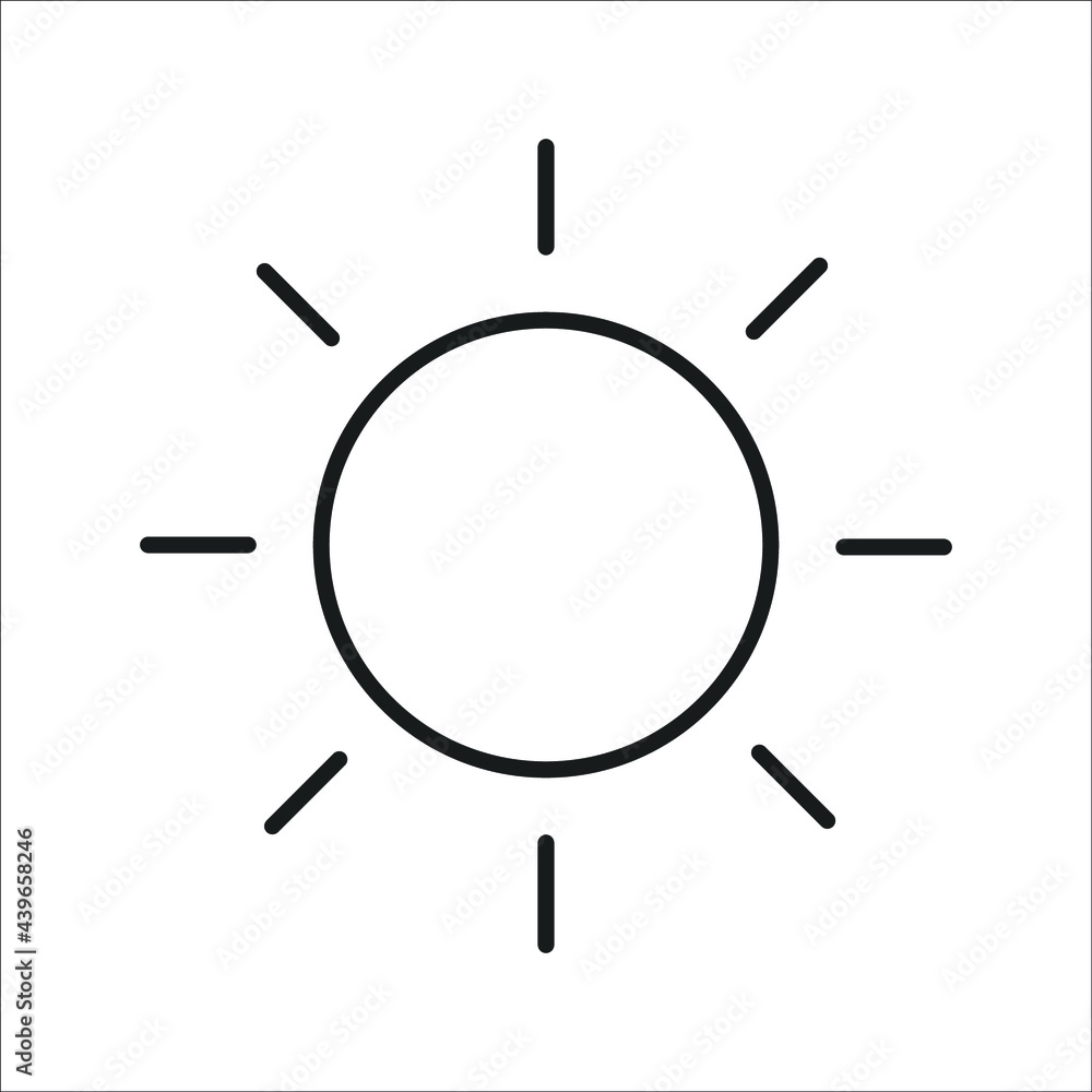 sun icons symbol vector elements for infographic web sun icons symbol vector elements for infographic web