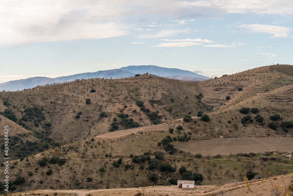 mountainous landscape in southern Spain mountainous landscape in southern Spain
