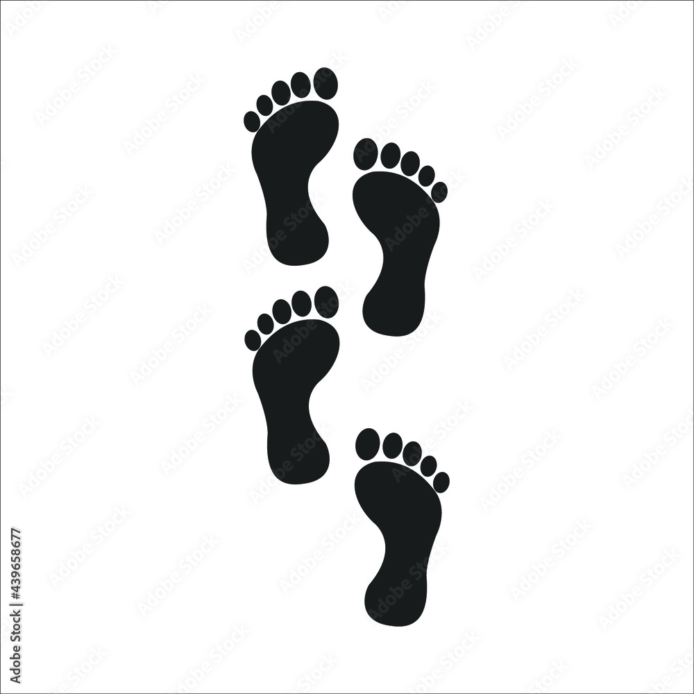 track footprint icons symbol vector elements for infographic web track footprint icons symbol vector elements for infographic web