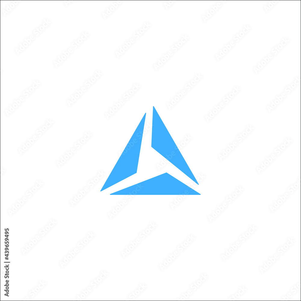 Triangle logo design vector template Triangle logo design vector template
