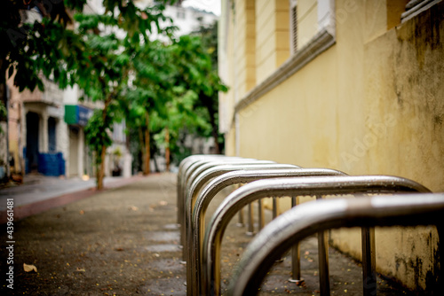 Bicicletário para estacionar bicicletas