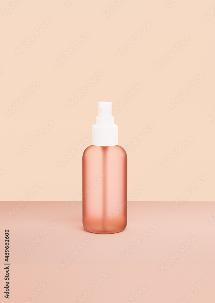 Glass dropper bottle cosmetic product still life Glass dropper bottle cosmetic product still life