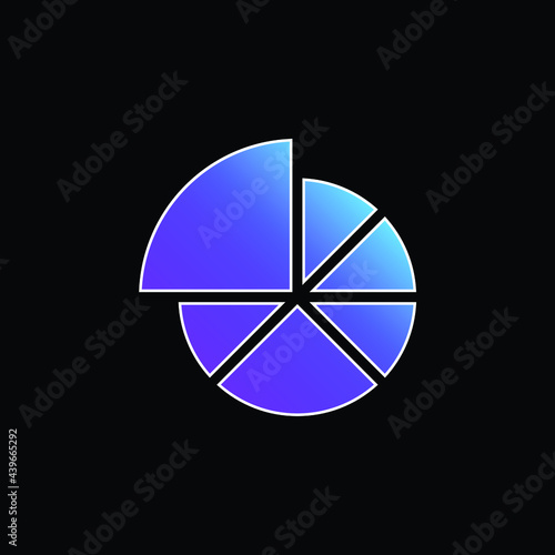 Wallpaper Mural Analytics blue gradient vector icon Torontodigital.ca