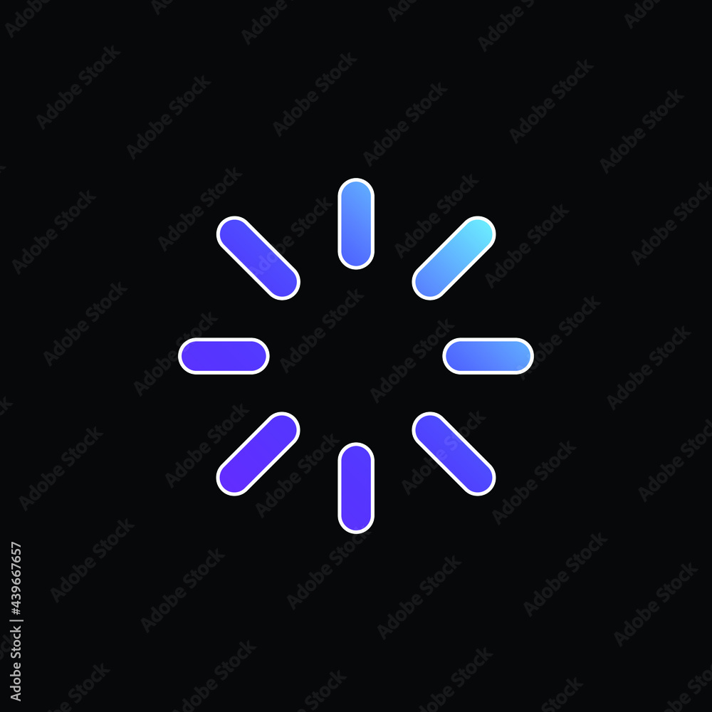Birghtness blue gradient vector icon Birghtness blue gradient vector icon