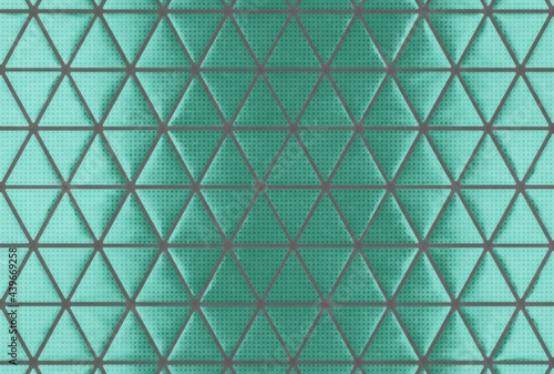 green seamless geometric pattern
