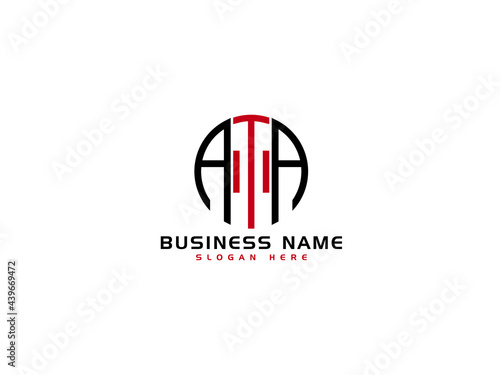 Fotografiet Letter ATA Logo Icon Vector Image Design For All Business