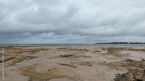 storm over the sea
