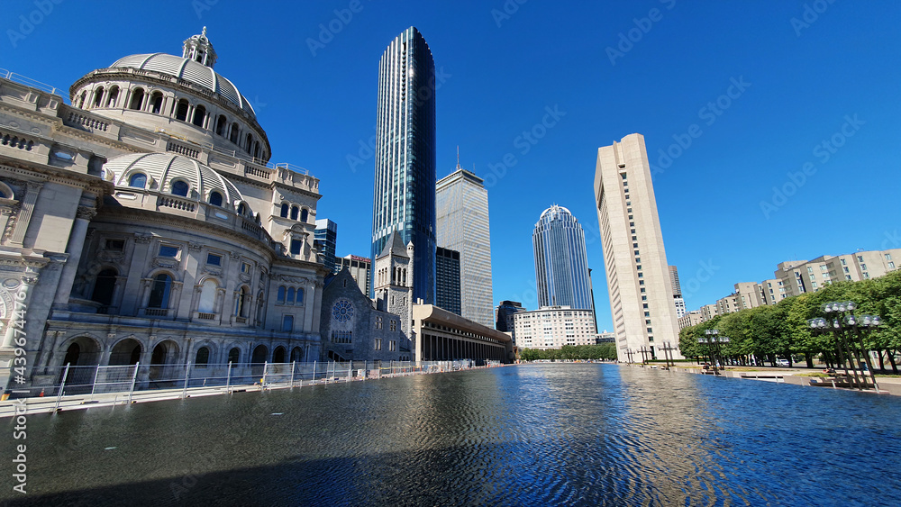 Naklejka premium Reflecting Pool Boston