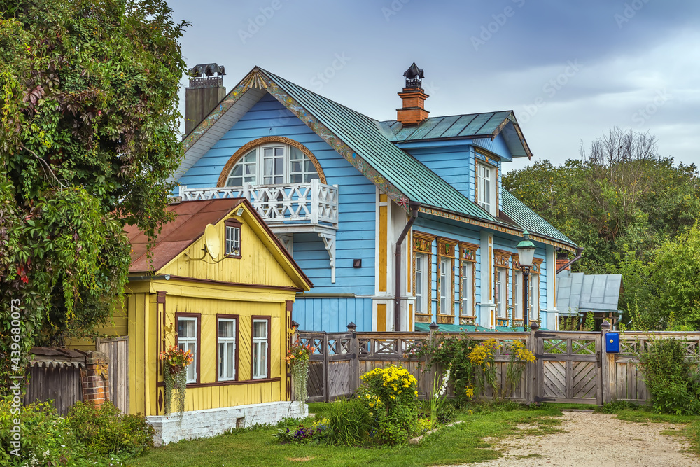 Street in Suzdal, Russia - obrazy, fototapety, plakaty 