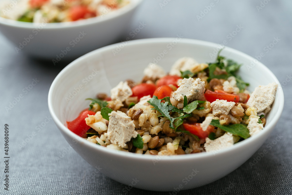 Barley and Lentil Salad Barley and Lentil Salad