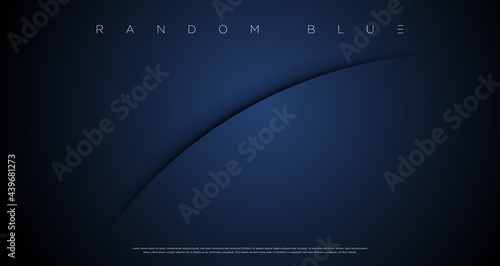 Minimal abstract navy blue cut wallpaper vector EPS