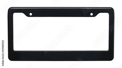 Black License Plate Frame