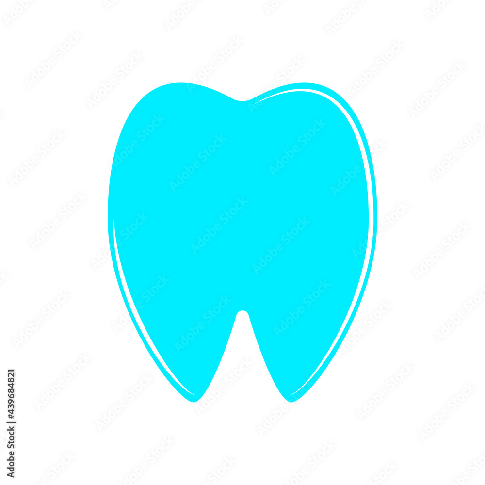 Tooth blue vector icon. Tooth icon in flat style. Dentistry icon. Vector icon of blue tooth isolated on white background. Vector illustration. Tooth blue vector icon. Tooth icon in flat style. Dentistry icon. Vector icon of blue tooth isolated on white background. Vector illustration.