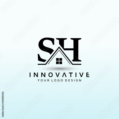 Stylish logo design for Investment Company with letter sh