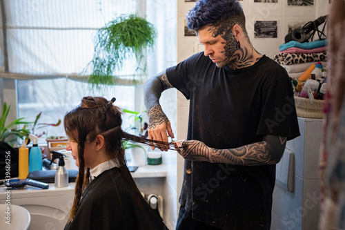 Home hairdresser photo