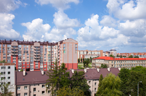 Residential district in Kaliningrad (Russia). Leningradsky district. photo