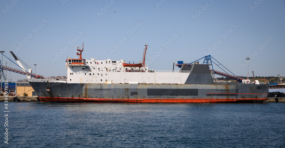 Cargo Ship in Port Cargo Ship in Port