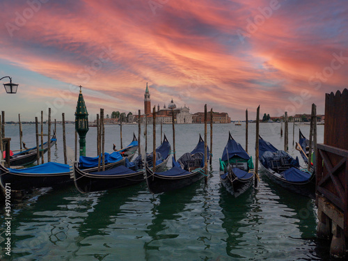 Venice, View of San Giorgio maggiore from San Marco.   © popfish