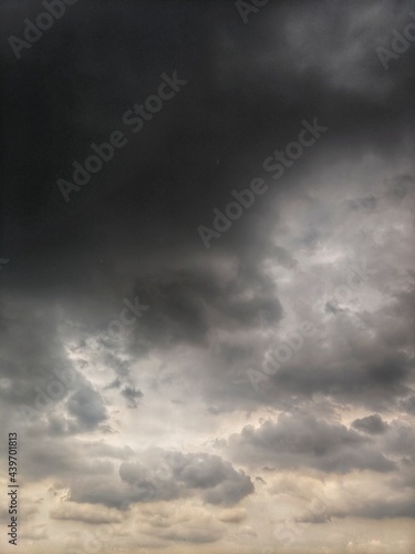 storm clouds vertical photograph of the sky with space to write your text 