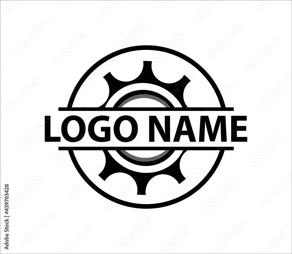 creative gear logo design vector creative gear logo design vector