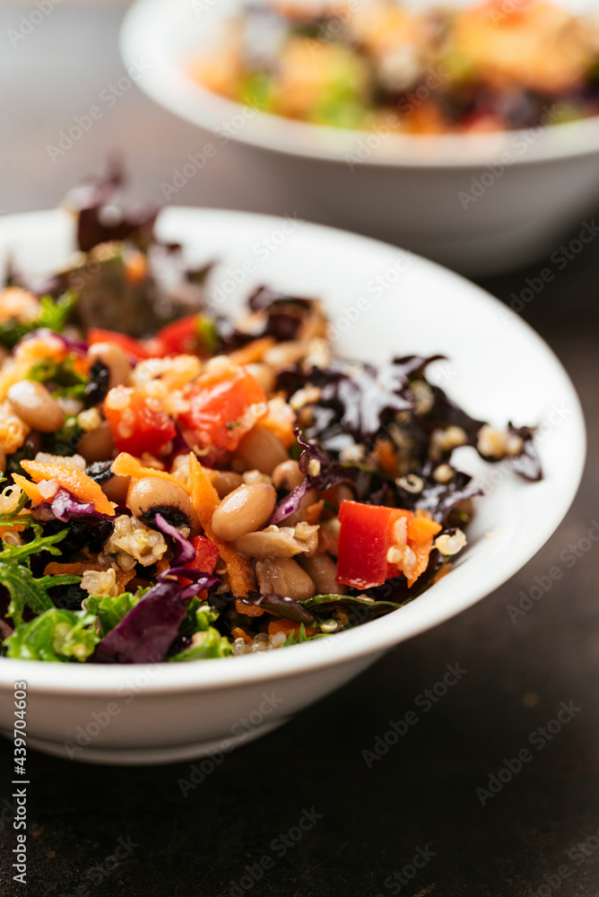 Colorful black-eyed pea and quinoa salad Colorful black-eyed pea and quinoa salad