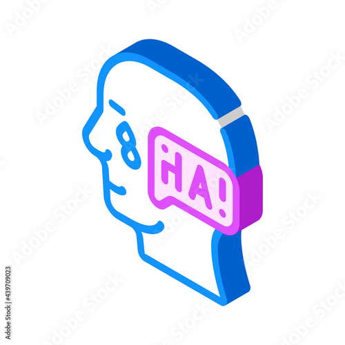 ambivalence neurosis, sharp mood swings isometric icon vector. ambivalence neurosis, sharp mood swings sign. isolated symbol illustration