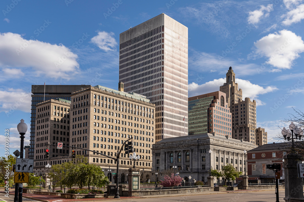 Downtown Providence Rhode Island Skyline Downtown Providence Rhode Island Skyline