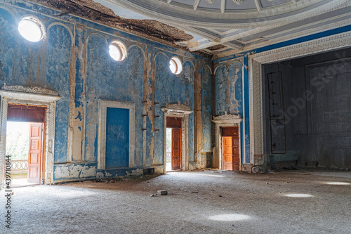 Abandoned cinema building in Abkhazia