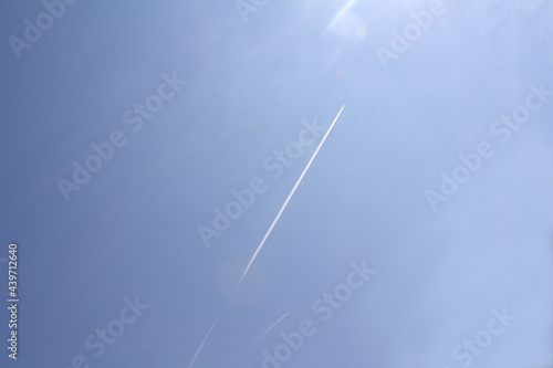 Airplane trails