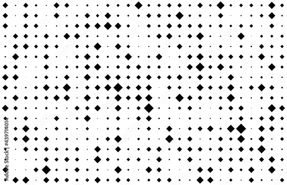 Abstract monochrome background with random rhombuses. Stylish modern dotted texture. Abstract monochrome background with random rhombuses. Stylish modern dotted texture.