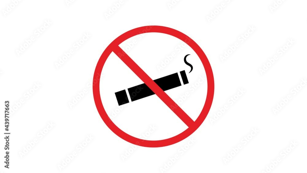 no smoke road sign animation. simple red circle prohibition Not Allowed Sign road motion design 4k with alpha channel mate no smoke road sign animation. simple red circle prohibition Not Allowed Sign road motion design 4k with alpha channel mate