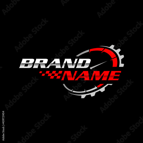 speed service automotive logo template