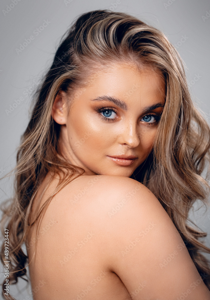 Beautiful blonde Danish girl with blue eyes Beautiful blonde Danish girl with blue eyes