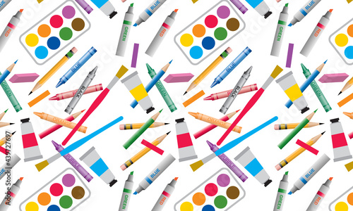 Art Supplies Pattern
