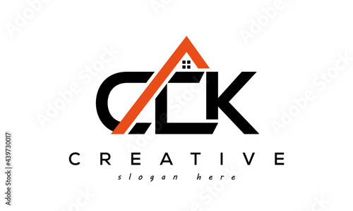 CCK letters real estate construction logo vector photo