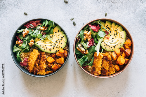 Quinoa bowl with veggies photo