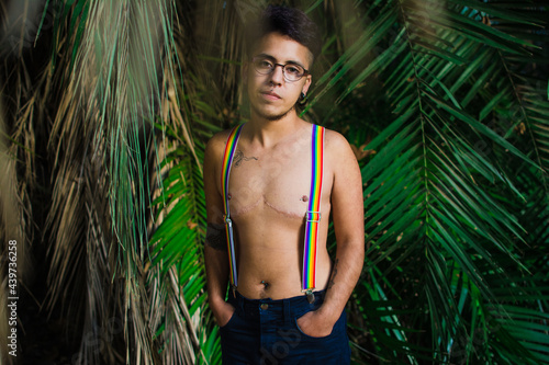 Queer youth portrait photo
