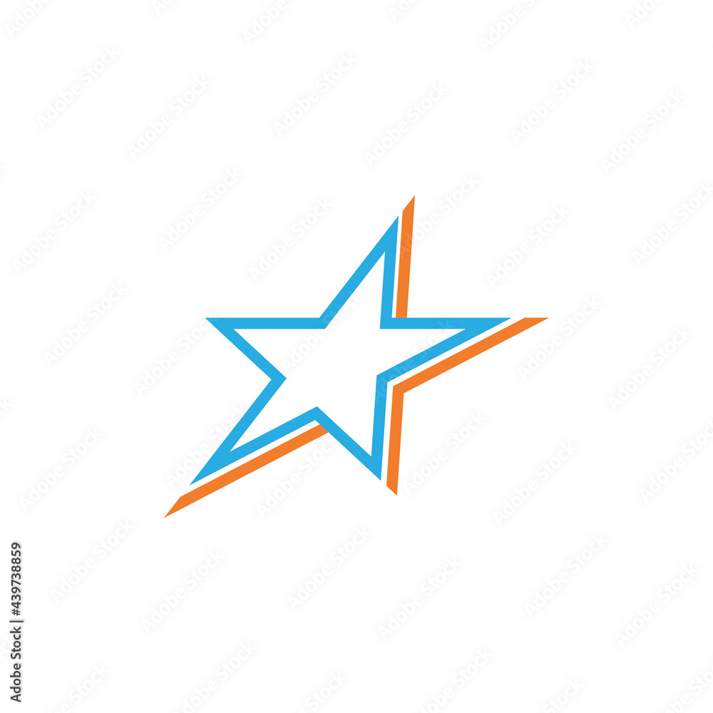 Star logo template. vector icon illustration Star logo template. vector icon illustration
