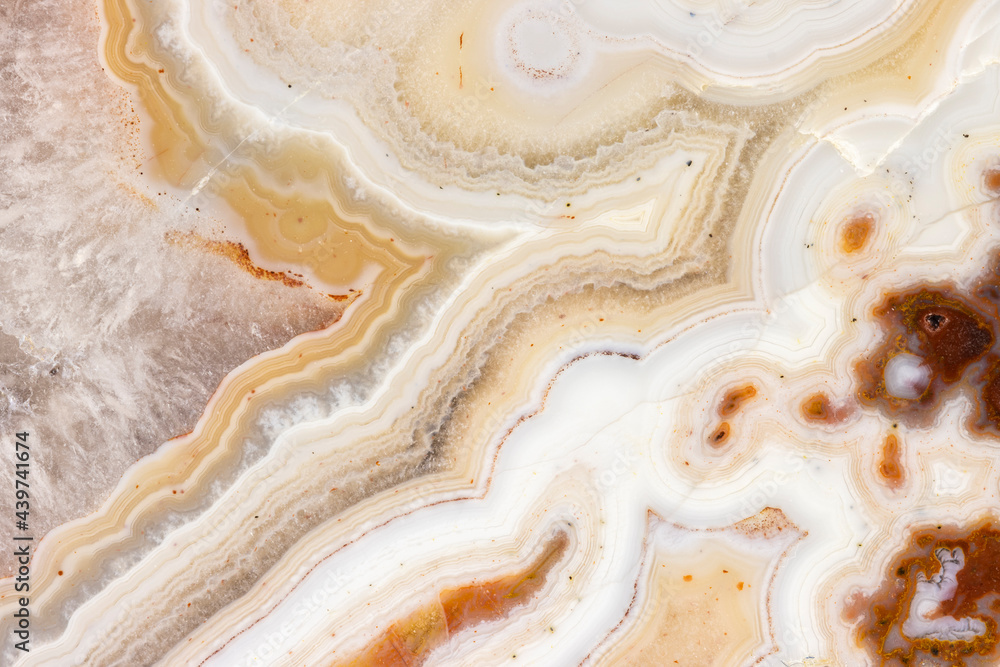North African Banded Agate Closeup North African Banded Agate Closeup