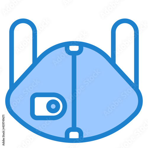 facemask blue style icon