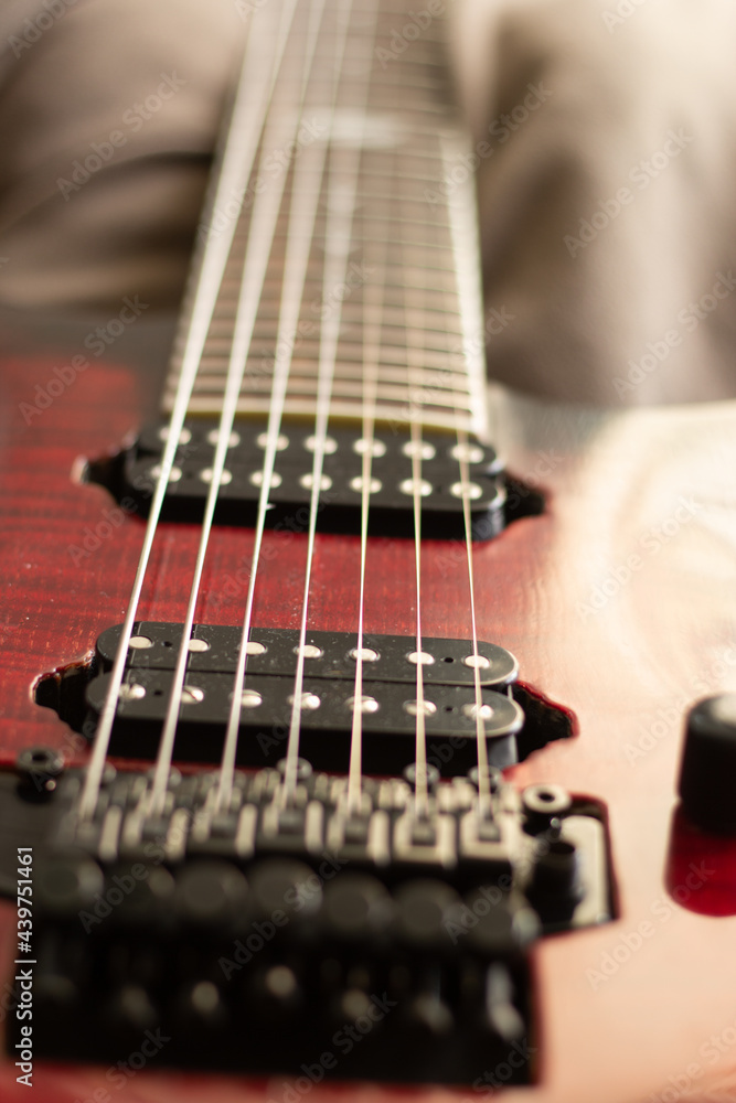 Fototapeta premium Par de guitarras, 7 cordas