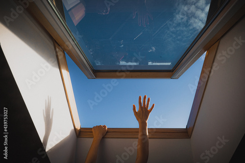 Reach for heaven with your hands